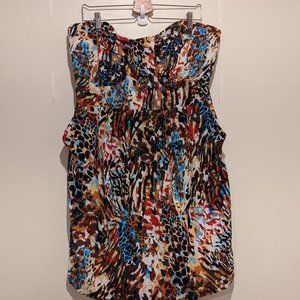 (0308) Strapless Dress